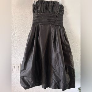 Mori Lee by Madeline Gardner Black Mini Strapless Dress Size 9/10